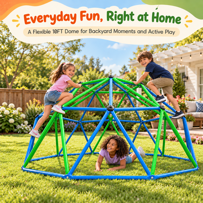 Outdoor Geometric Kids Jungle Gym-10*5 FT