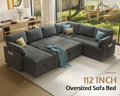 AMERLIFE 112" Sectional Sofa Amerlife