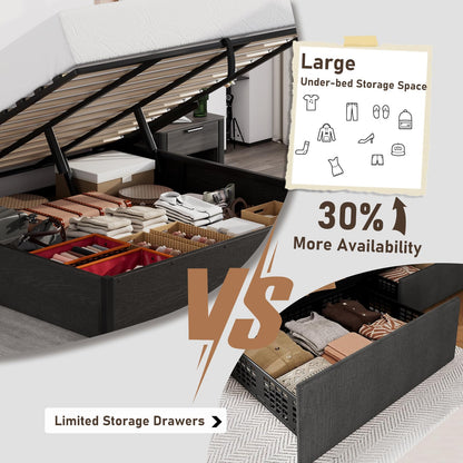 Cody Bedroom Storage Bed Set King Black