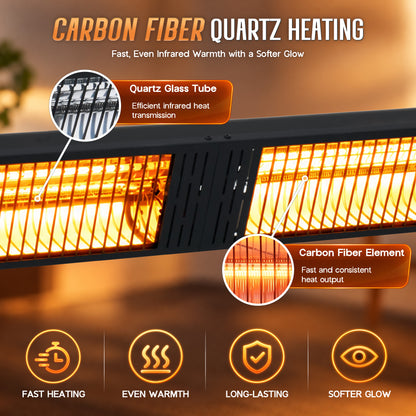 Soleil 4500W Electric Infrared Patio Heater