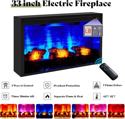 Everwood 97" Fireplace TV Stand
