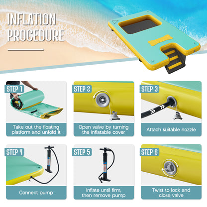 Ploov Inflatable Floating Dock Amerlife