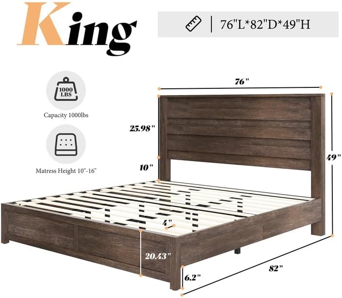Sequoia Bedroom Set with Fluted Headboard-K-Gray