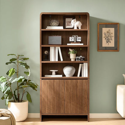 Arcova 71" Tall Bookshelf Amerlife Rustic Brown