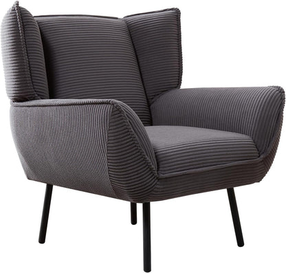 Accent Wingback Corduroy Chair