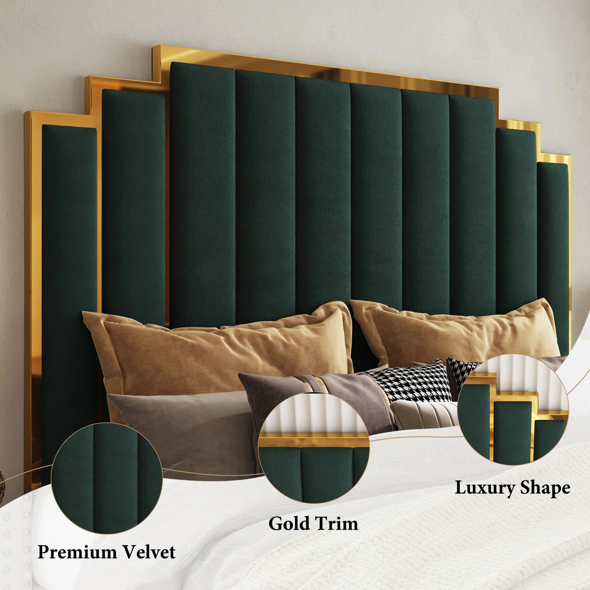 Majorelle King Bed Frame Amerlife