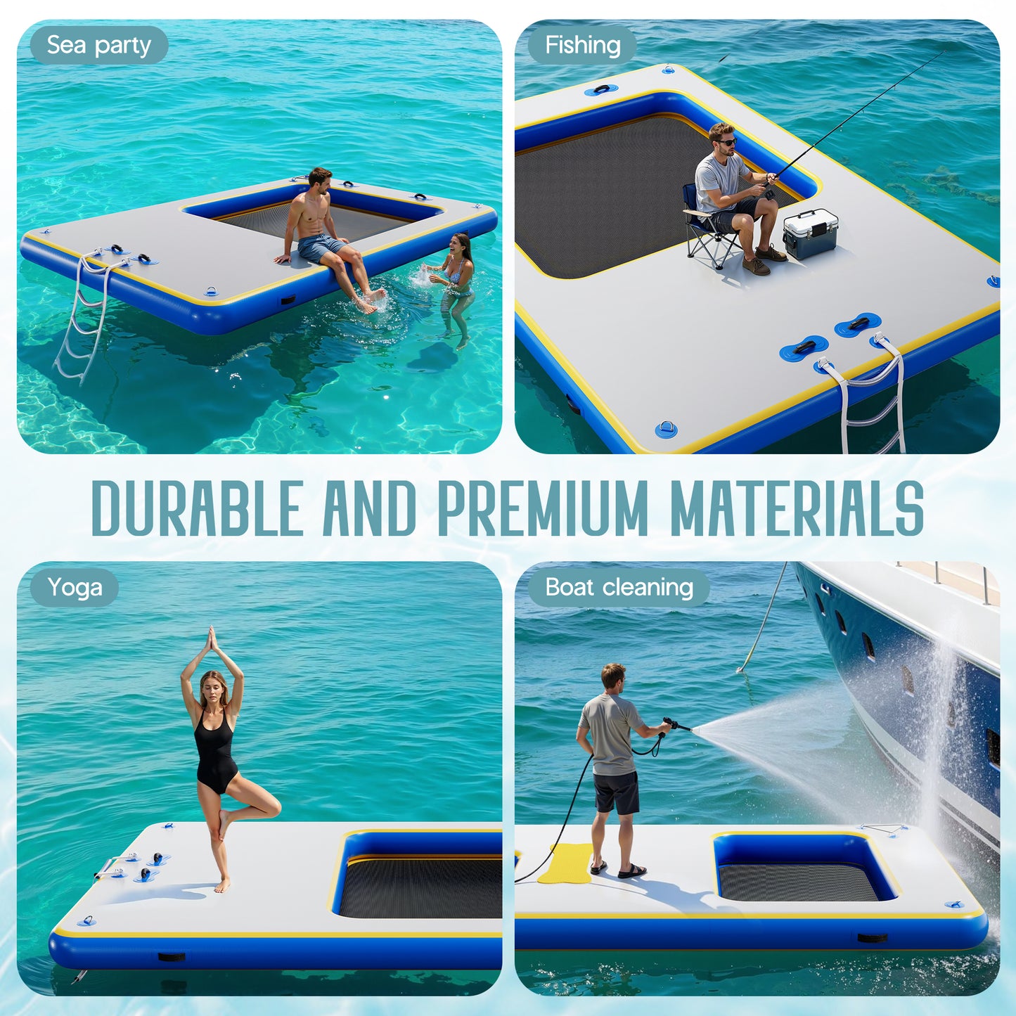 Ploov Inflatable Floating Dock Amerlife
