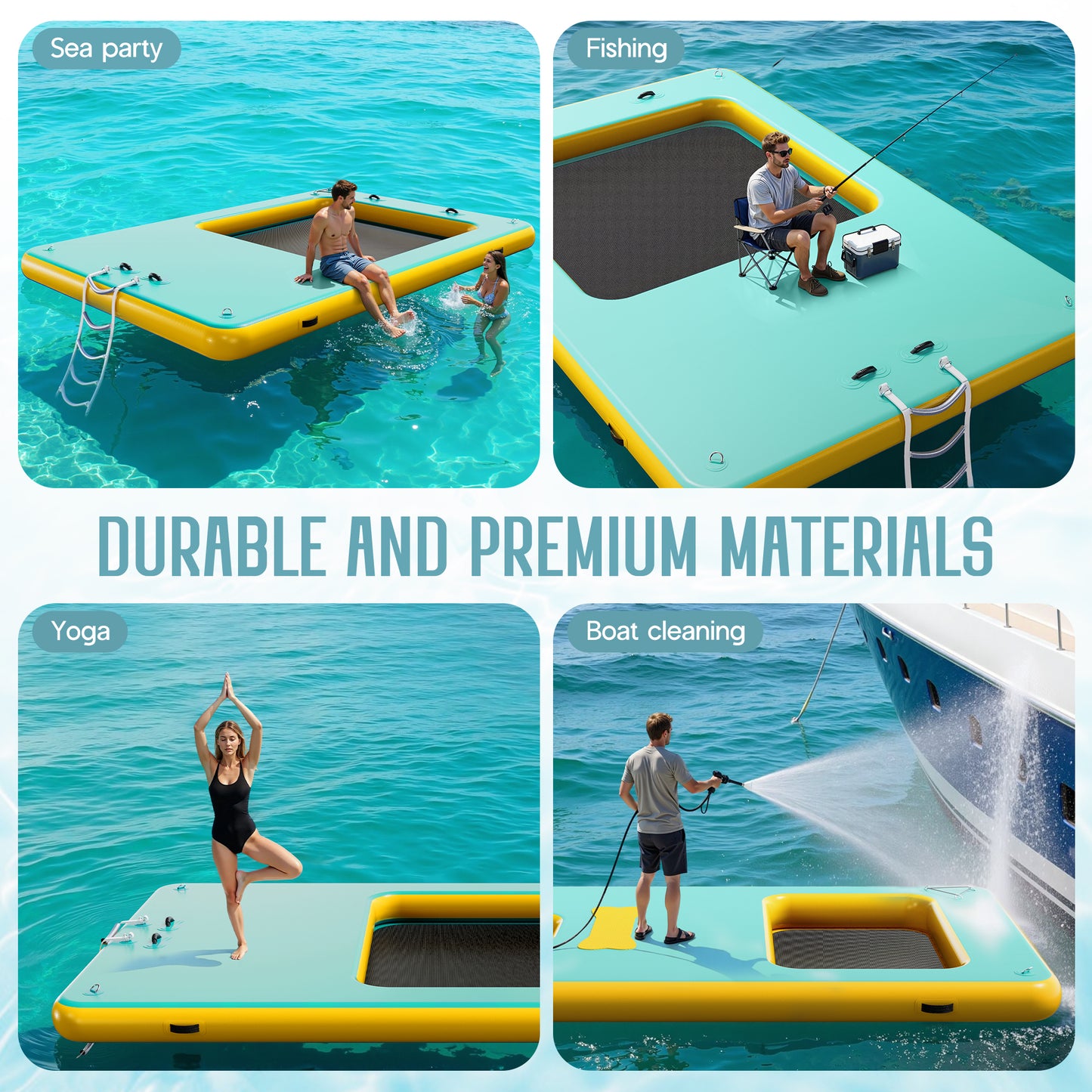 Ploov Inflatable Floating Dock Amerlife