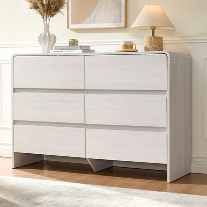 Garyon Modern 6-Drawer Storage Dresser _White