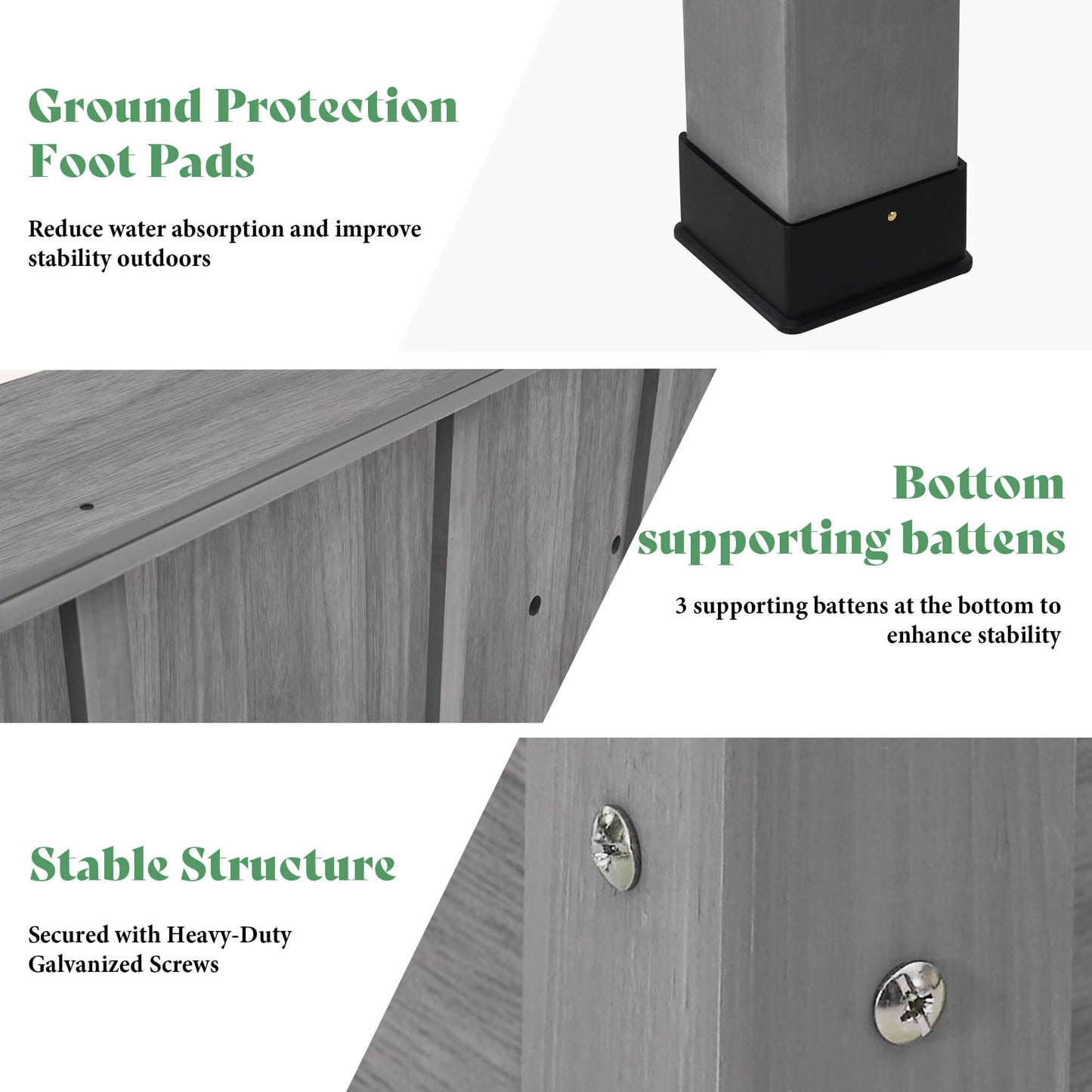 Flowerdom Elevated Wood Planter Box Amerlife