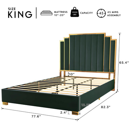 Majorelle King Bed Frame Amerlife