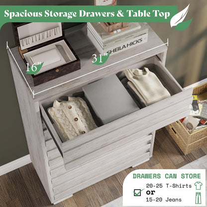 3 Piece Bedroom Set-Q-Distressed White