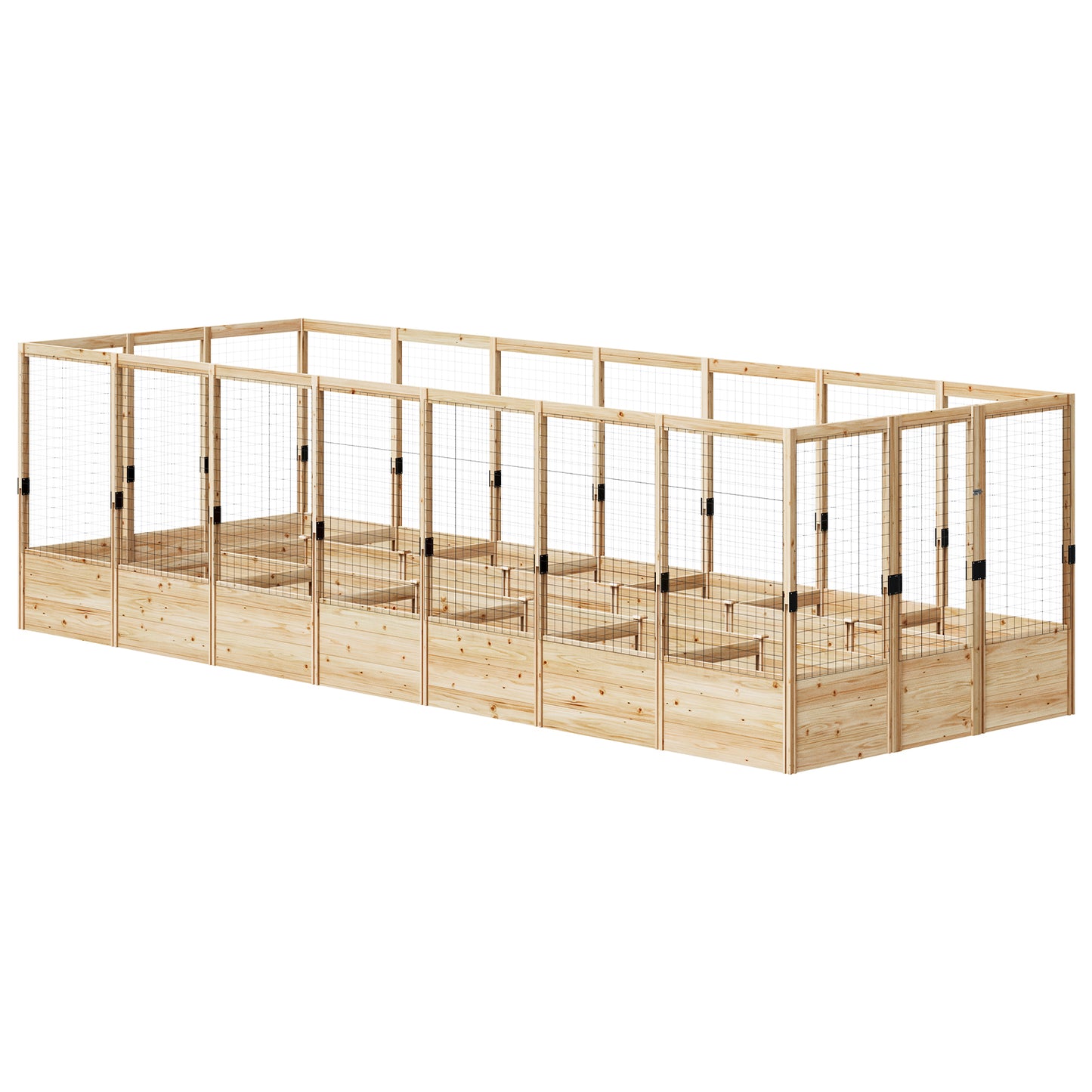 Poppy U-Shaped Fence Raised Bed Amerlife