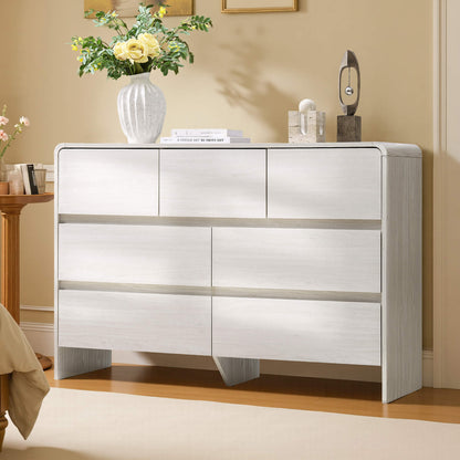 Garyon Modern 7-Drawer Storage Dresser _White