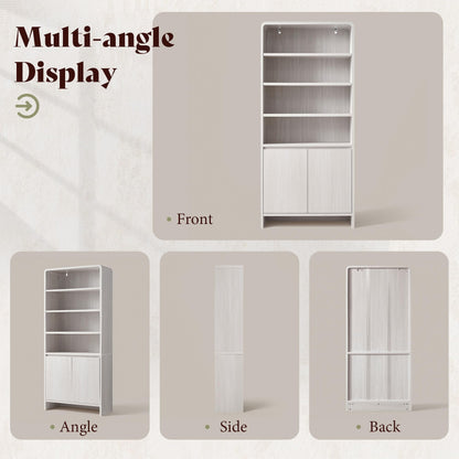 Arcova 71" Tall Bookshelf Amerlife White