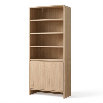 Arcova 71" Tall Bookshelf Amerlife Nature Oak