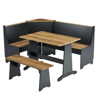 Feast 3-Piece Corner Dining Table Set Amerlife