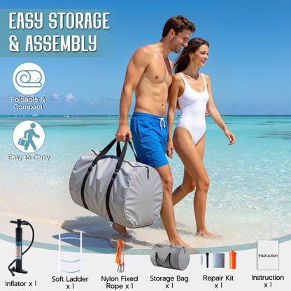 Ploov Inflatable Floating Dock Amerlife