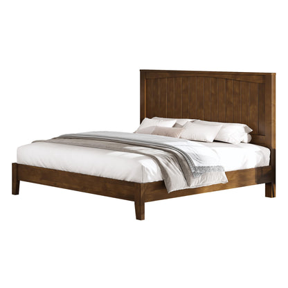 Sanderson Solid Wood Bed Frame Amerlife Queen / Brown