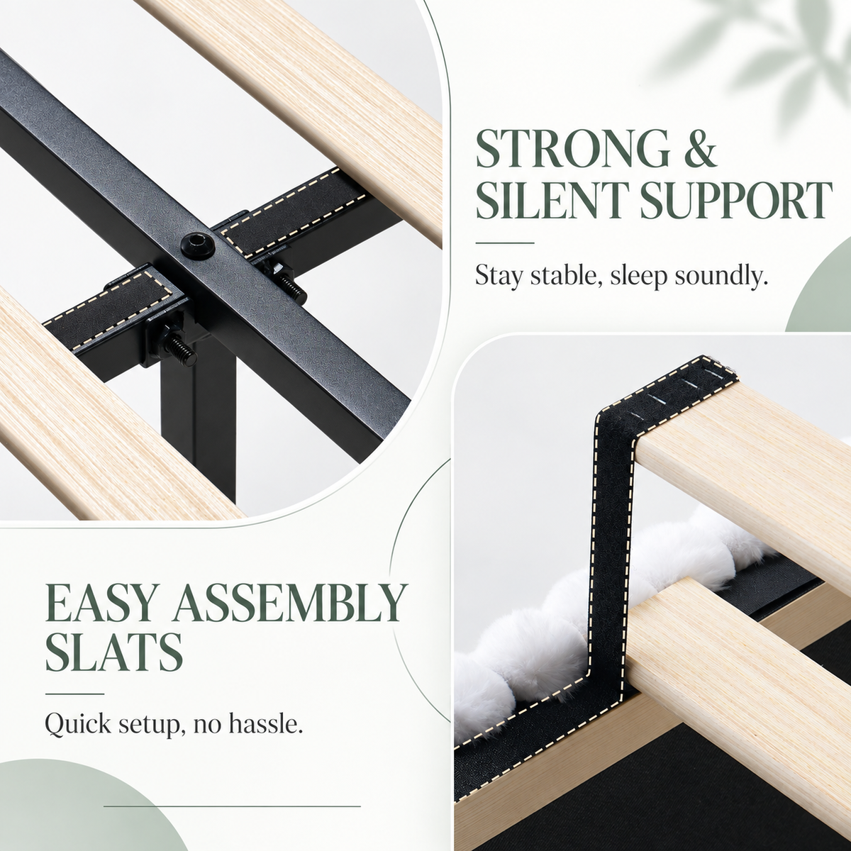 Warren Upholstered Bed Frame with LED Lights-California King-White
