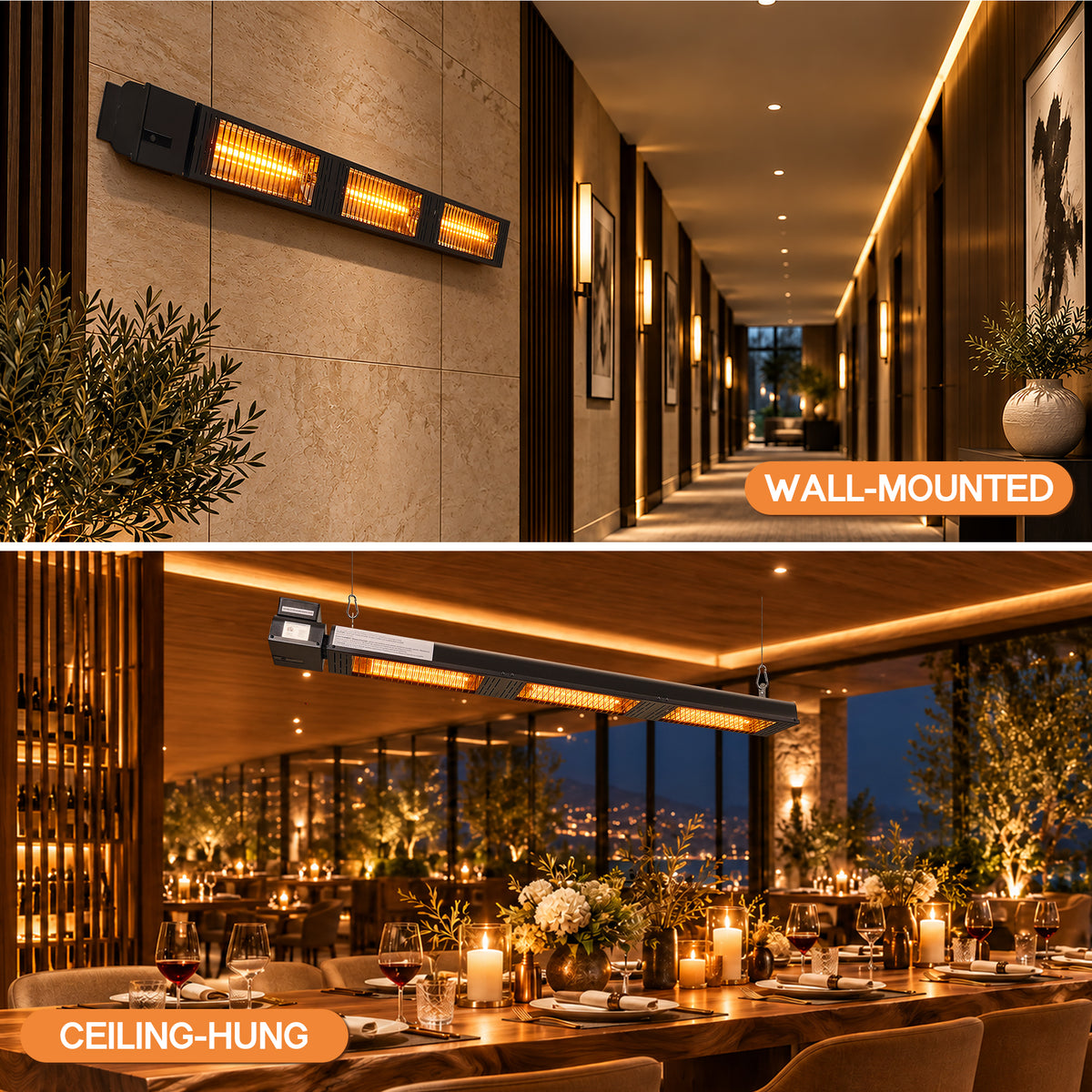 Soleil 6000W Electric Infrared Patio Heater