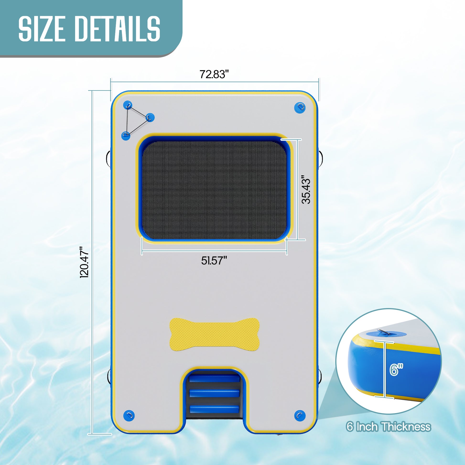 Ploov Inflatable Floating Dock Amerlife