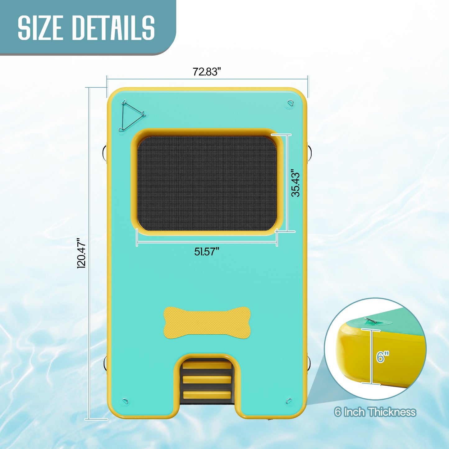 Ploov Inflatable Floating Dock Amerlife