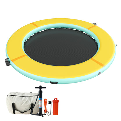 Nixie Inflatable Water Hammock-8*8FT / Circle / Yellow+Black