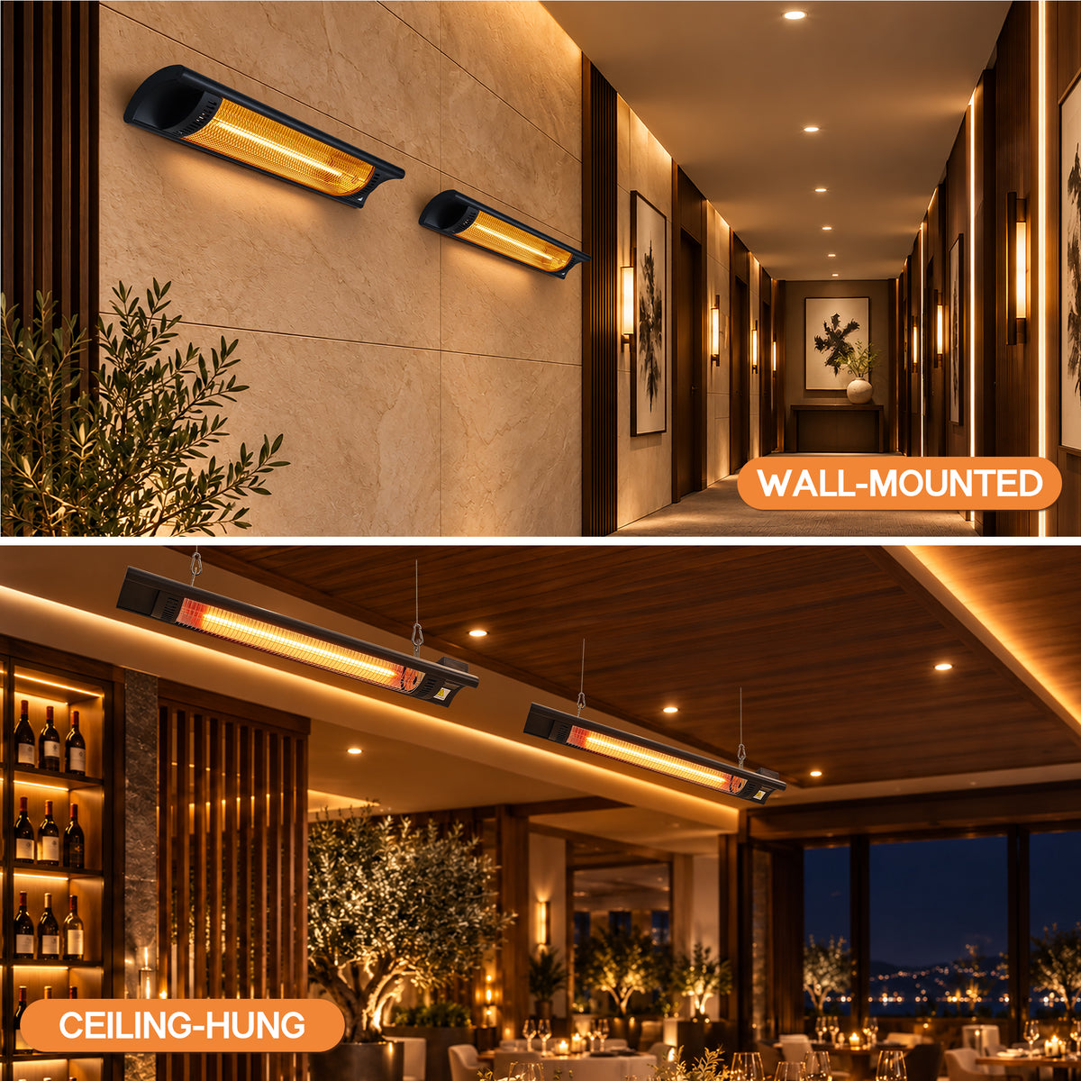 Soleil 1500W Electric Infrared Patio Heater