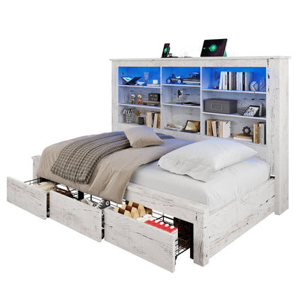 Beam Bed Frame Amerlife Twin / White