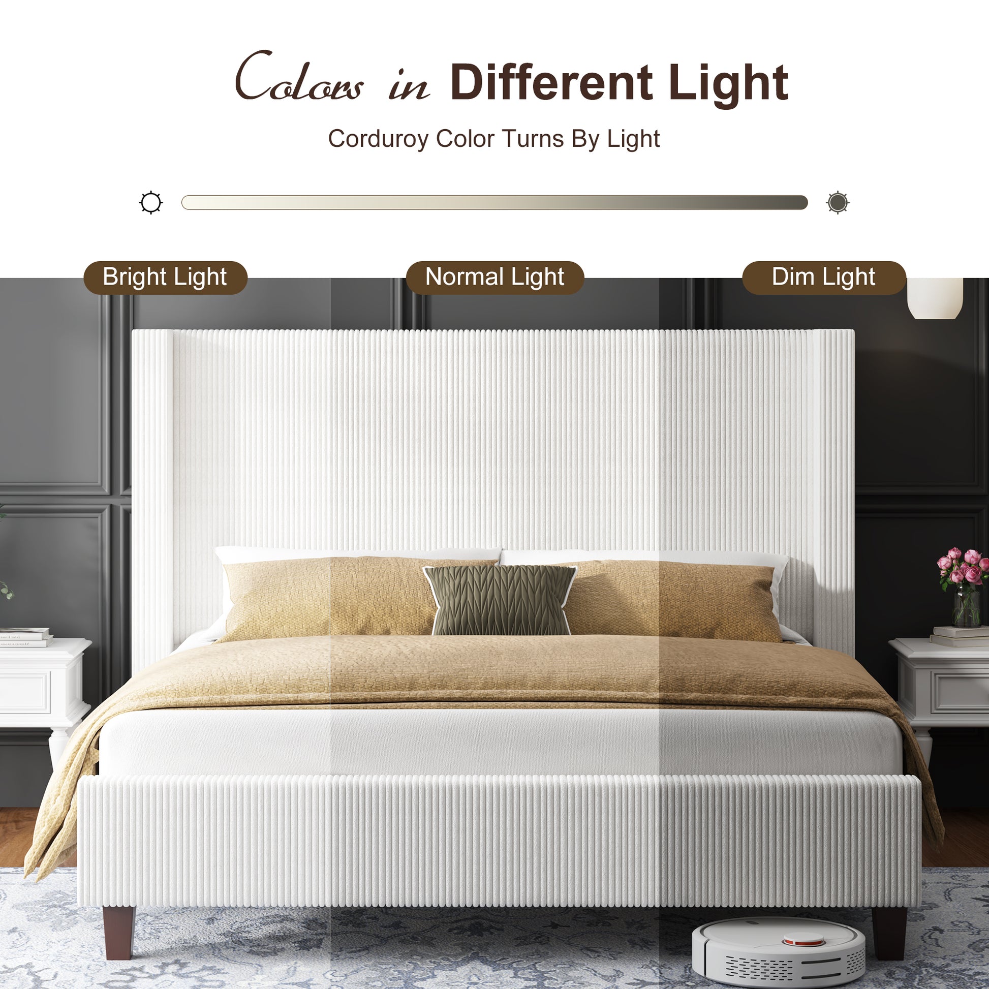 Rayes 50.8" Bed Frame Amerlife