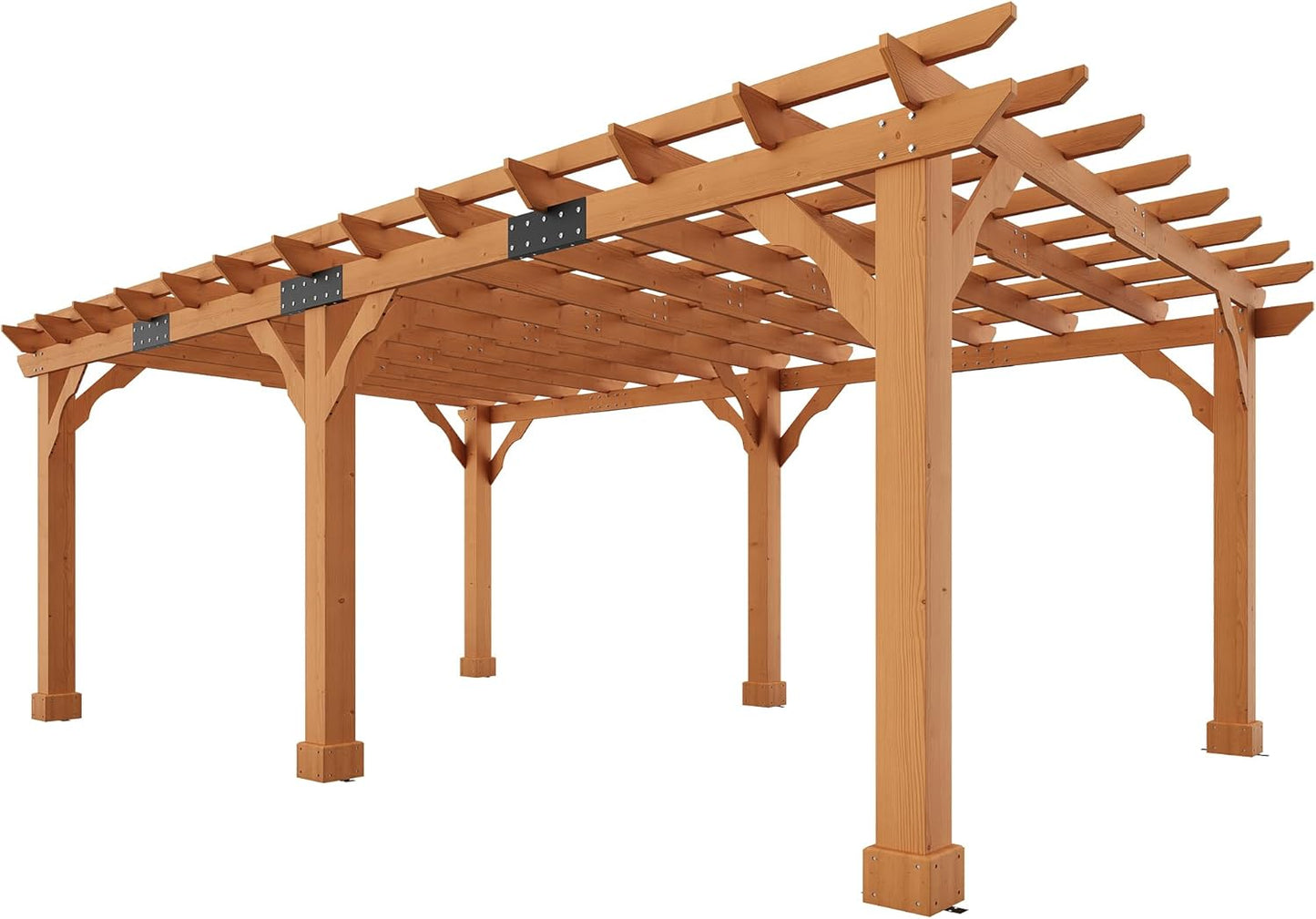 Cedrix Solid Cedar Wood Pergola-12X20