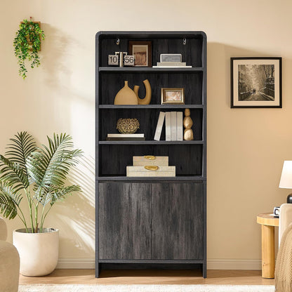 Arcova 71" Tall Bookshelf Amerlife Black