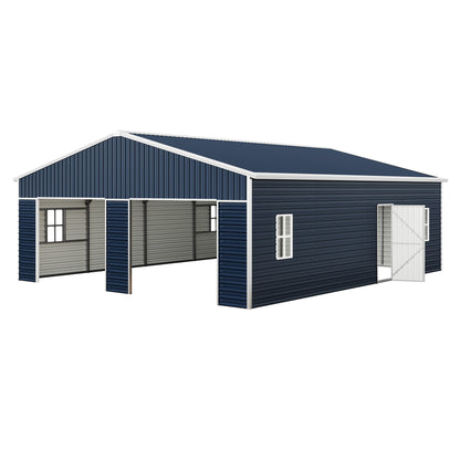 Extra Large Outdoor Metal Garage Shed Amerlife 25x30x11.5 FT 