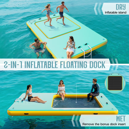 Ploov Inflatable Floating Dock Amerlife