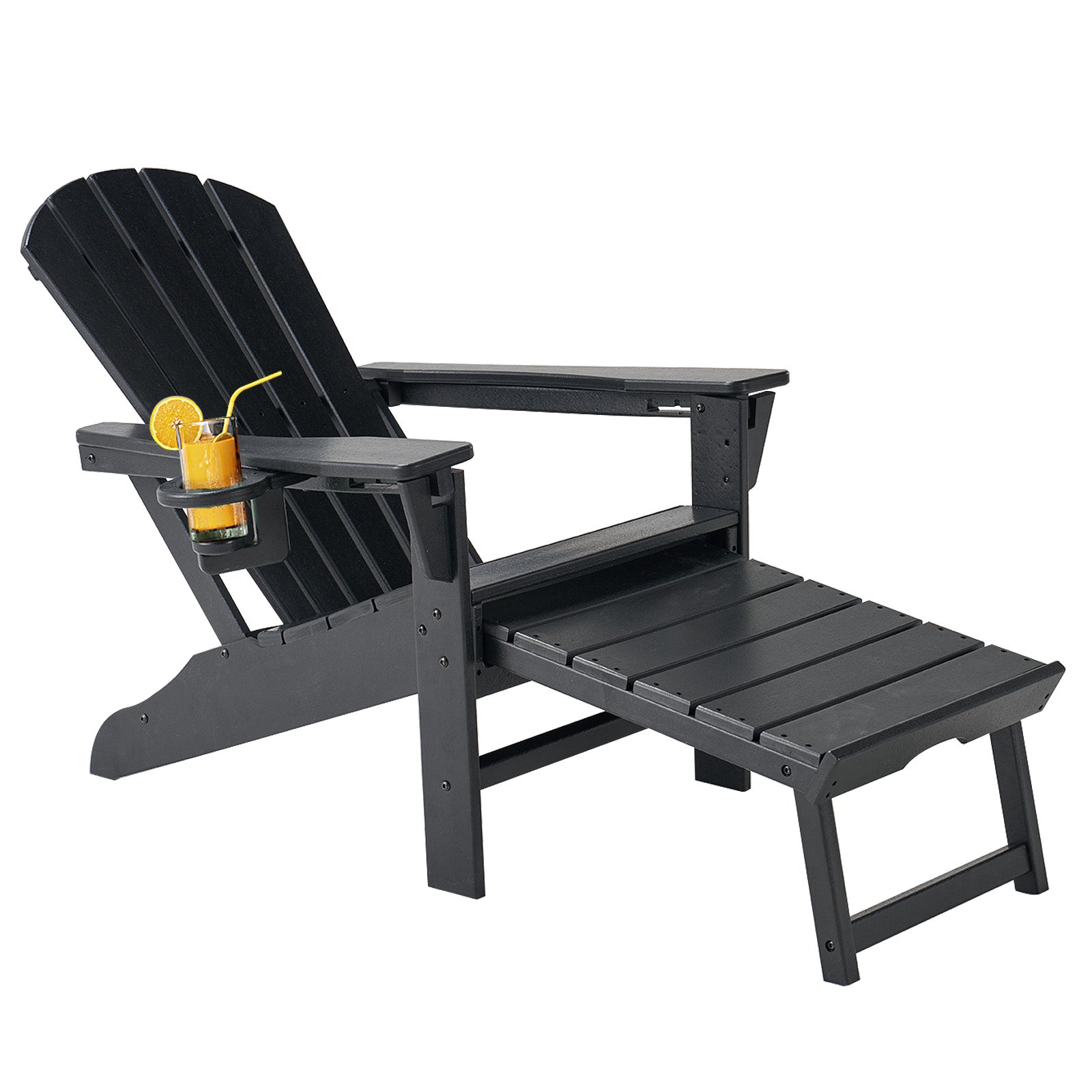 Bronc Retractable-Ottoman Adirondack Chair - 1PC