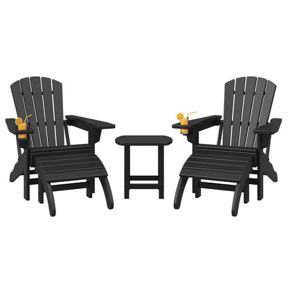 Bronc 5-Piece Adirondack Chair Set 