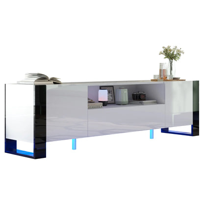 Annora LED TV Stand White