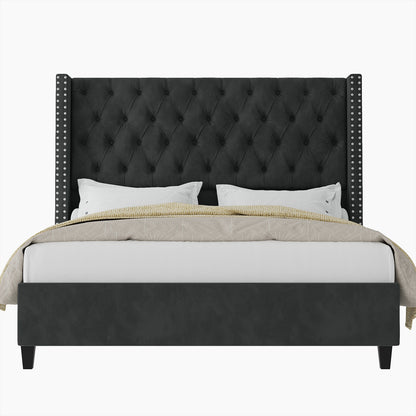 Fairfax Queen Bed Frame Amerlife-Black