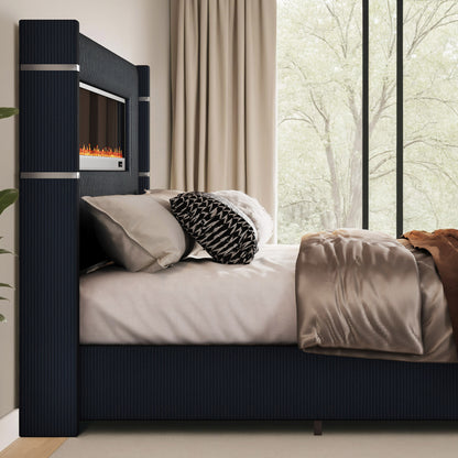Chambers Bed Frame with Fireplace Amerlife-CH