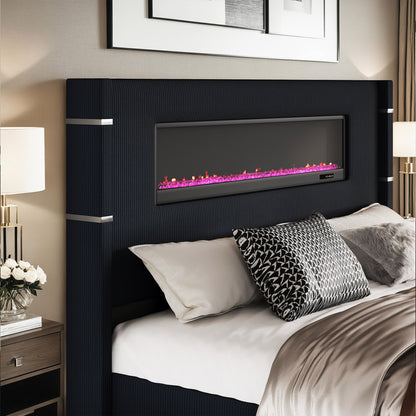 Chambers Bed Frame with Fireplace Amerlife-CH
