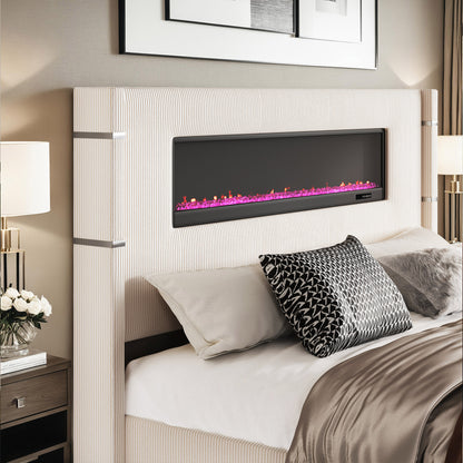 Chambers Bed Frame with Fireplace Amerlife-KM