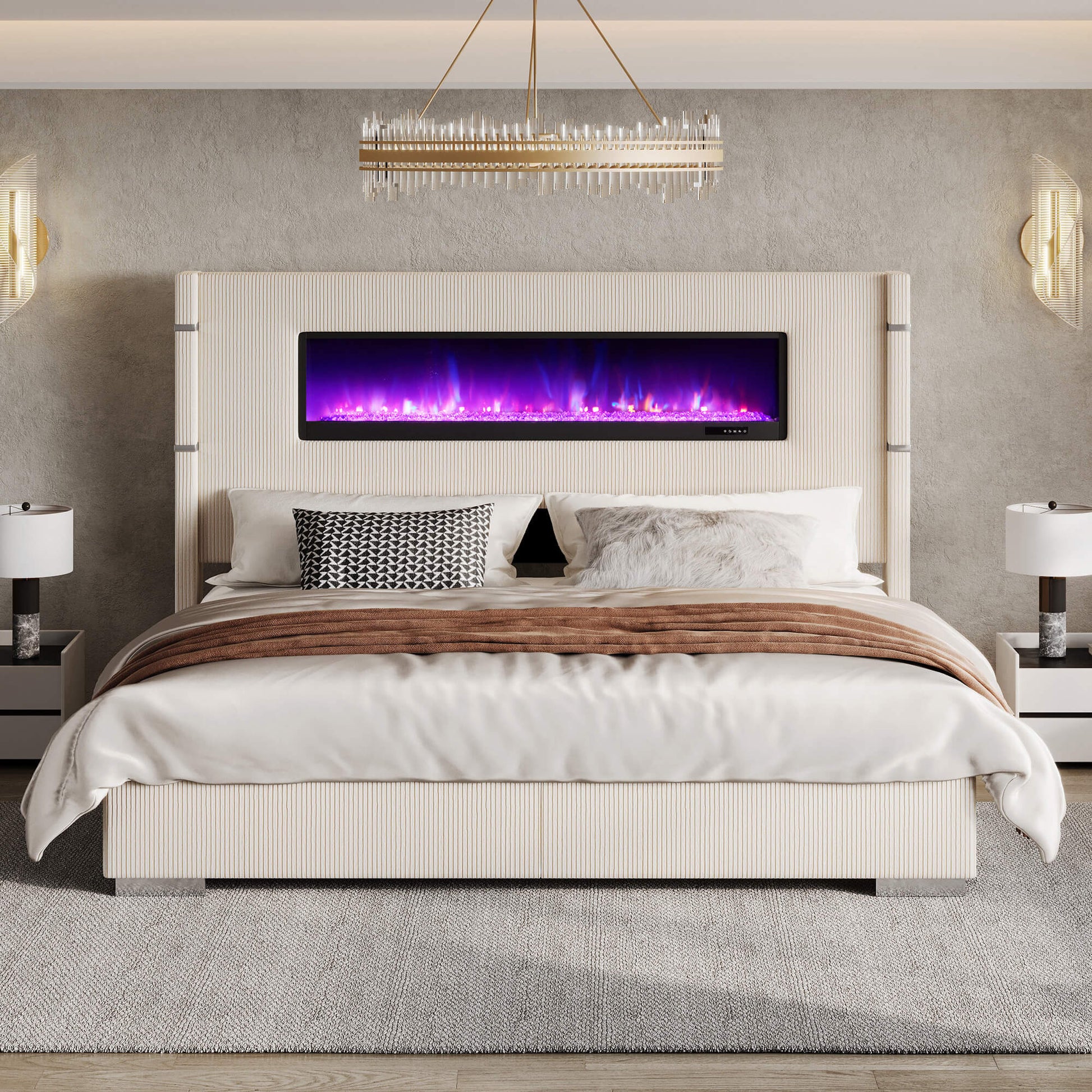 Chambers Bed Frame with Fireplace