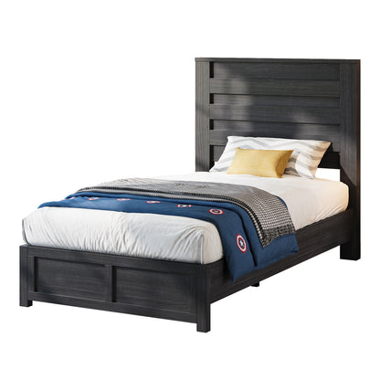 Sequoia Twin Farmhouse Bed Frame Amerlife Black