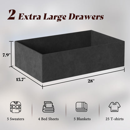 Veltrix LED Storage Velvet Bed Frame Amerlife King / White