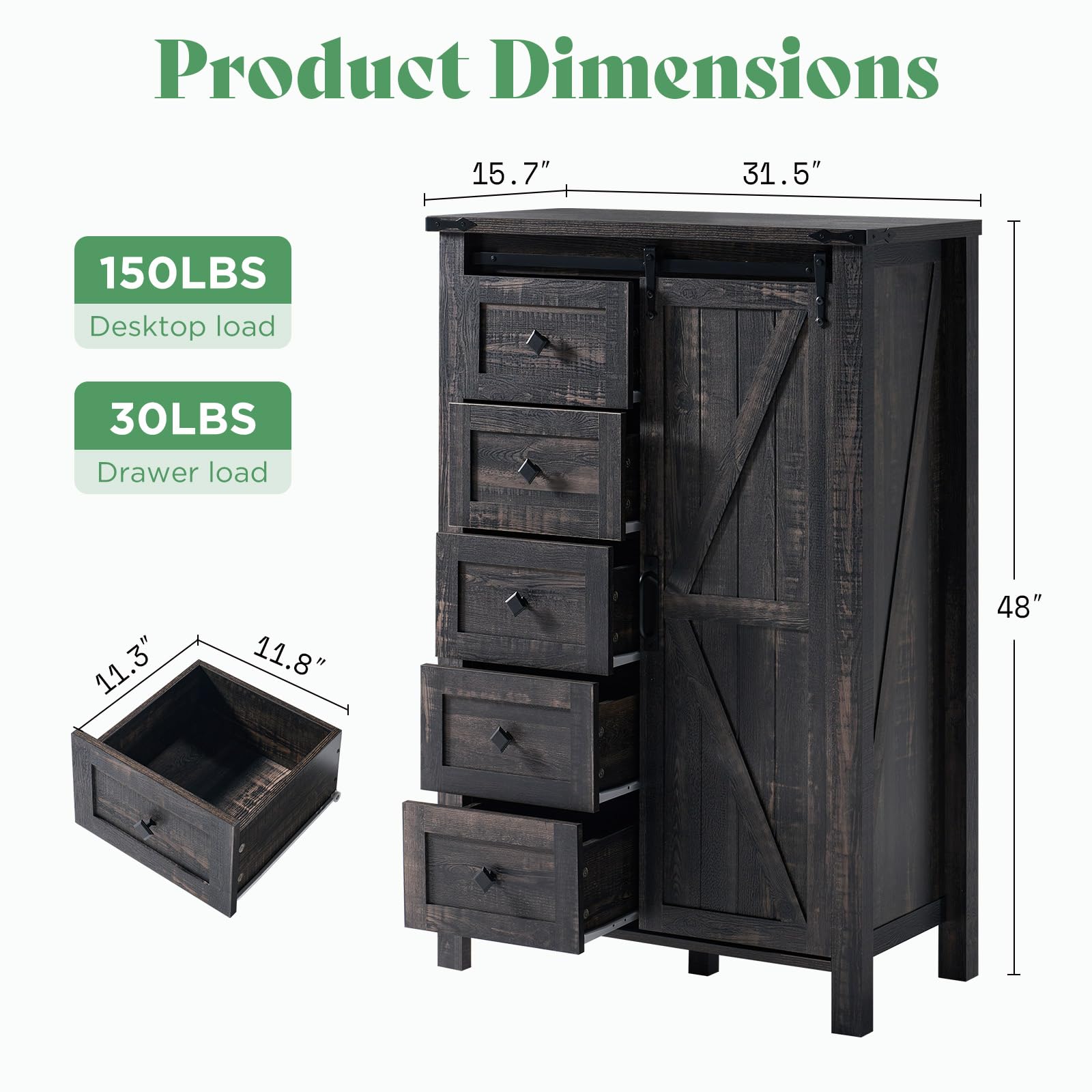 Alderman Farmhouse Bedroom Set Amerlife Full Size