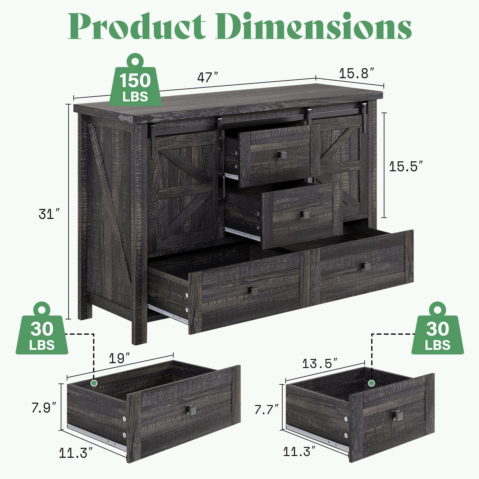 Alderman Farmhouse Bedroom Set Amerlife King Size