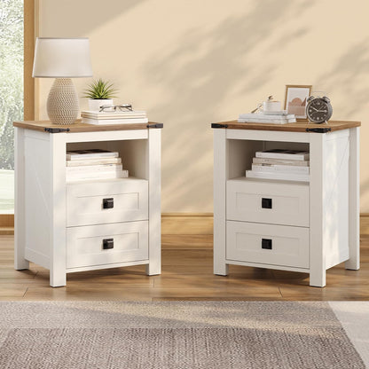 Larkin LED Storage Bed Set Amerlife White / King