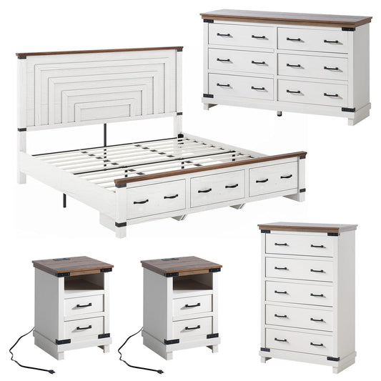 Quin Rustic Bedroom Collection