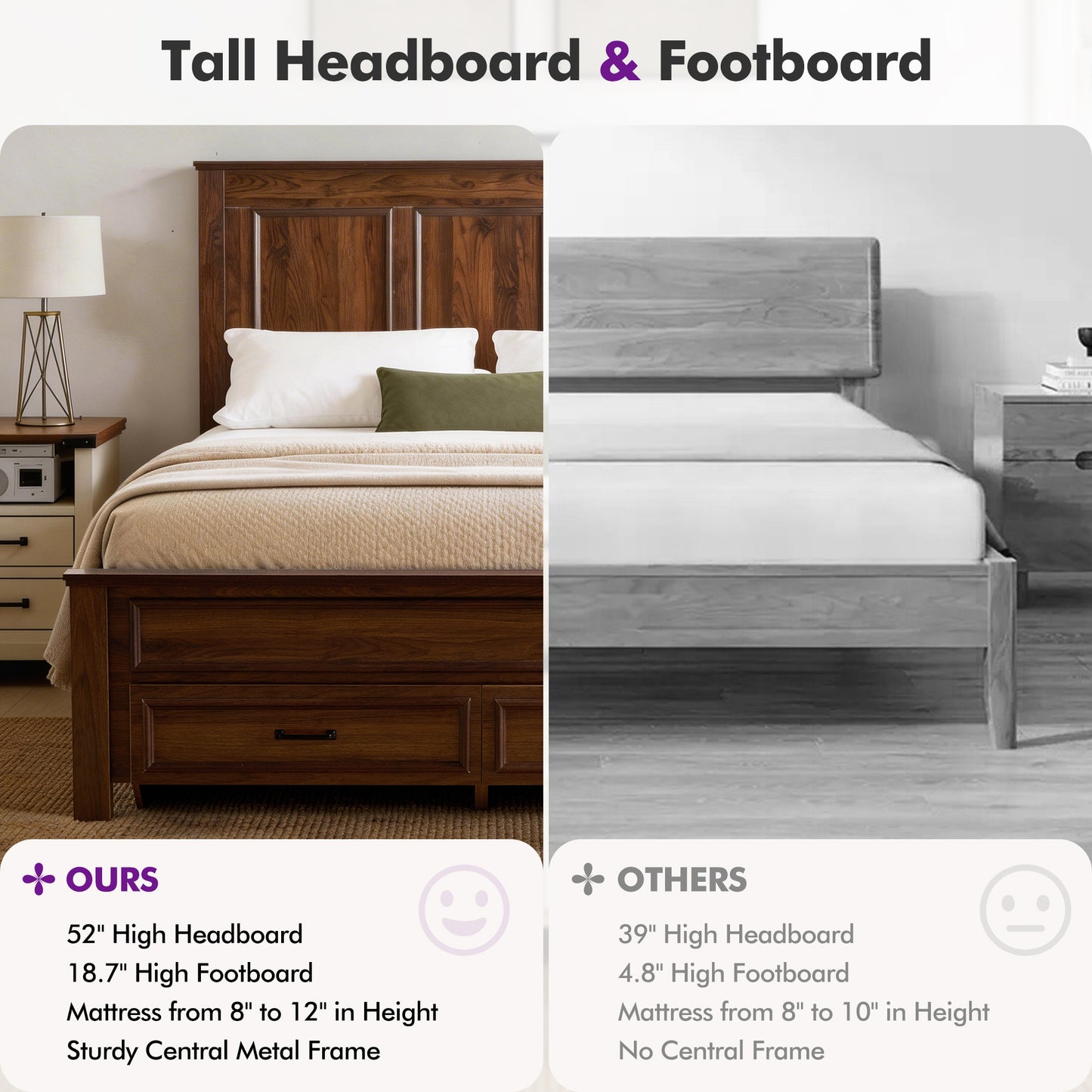 Savannah Bed Frame Amerlife-FB